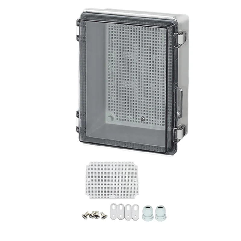 ABHB-Junction Box IP66 Водонепроницаемая прозрачная крышка ABS Открытый распределитель питания Корпус электронного инструмента
ABHB-Junction Box IP66 Водонепроницаемая прозрачная крышка ABS Открытый распределитель питания Корпус электронного инструмента