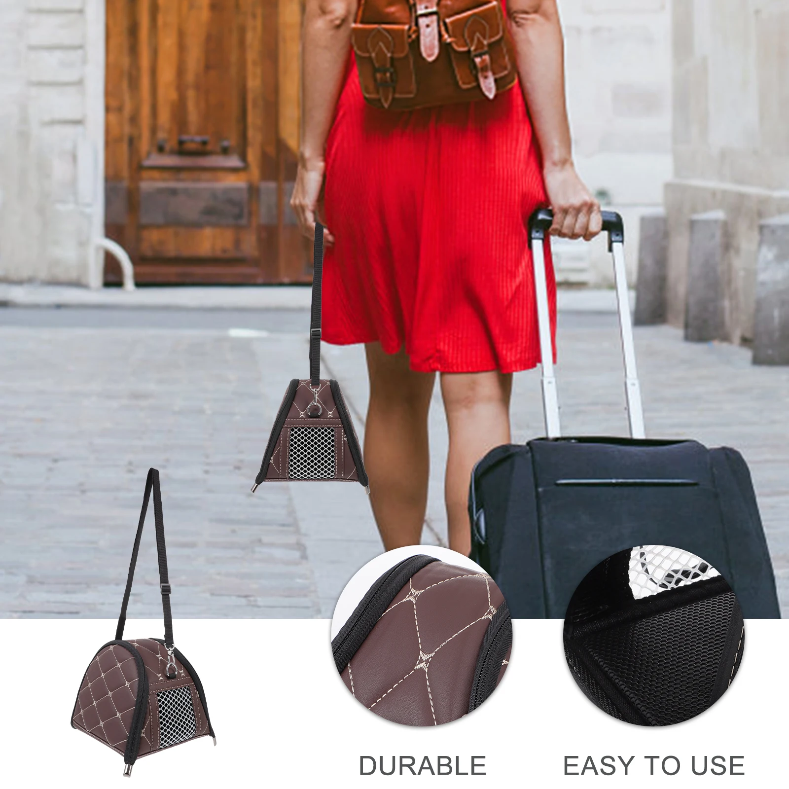 Portable High Quality PU Small Animal Carrier Pet Bag Outdoor Hedgehog Handbag Travel Bags Nest for Hamster Rats Mini Air Hole
Portable High Quality PU Small Animal Carrier Pet Bag Outdoor Hedgehog Handbag Travel Bags Nest for Hamster Rats Mini Air Hole