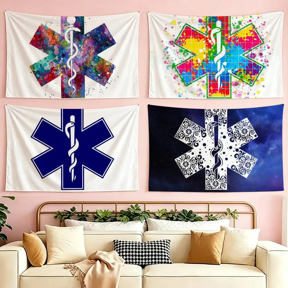 Star of Life flag Suitable For Party Club Outdoor Interior Wall Decoration Banner Fans Gift
Star of Life flag Suitable For Party Club Outdoor Interior Wall Decoration Banner Fans Gift