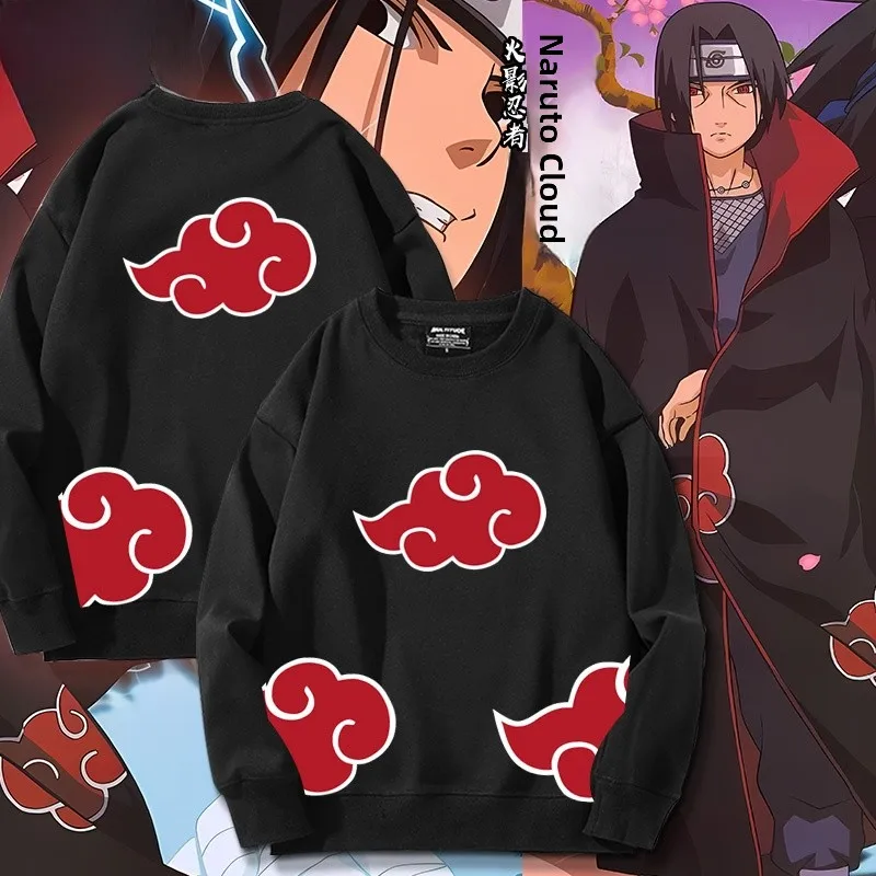 Bla Uchiha Sasuke Cosplay Hoodie Comfortable Long Sve round Ne irt for Youth with Red Cloud Robe Pattern
Bla Uchiha Sasuke Cosplay Hoodie Comfortable Long Sve round Ne irt for Youth with Red Cloud Robe Pattern
