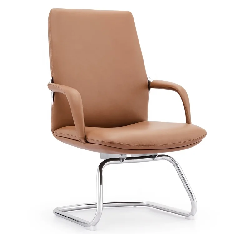 Commercial Furniture Manufacturer Desk Chair Ergonomic Design Mid Back Office Chairs Luxury Foam Seat Sled Frame Leather Chair
Commercial Furniture Manufacturer Desk Chair Ergonomic Design Mid Back Office Chairs Luxury Foam Seat Sled Frame Leather Chair