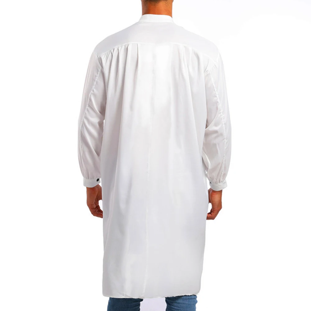 Saudi Jubba Robe for Men Long Sleeve Arab Robe Muslim Clothing Stand Collar Suitable for Spring/Autumn/Winter
Saudi Jubba Robe for Men Long Sleeve Arab Robe Muslim Clothing Stand Collar Suitable for Spring/Autumn/Winter