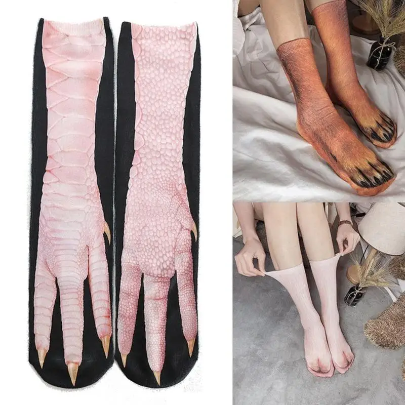 M6CD Funny Unisex Novelty 3D Animal Paws Print Socks Animal Patterned Middle Tube Socks Halloween Christmas Party Gift
M6CD Funny Unisex Novelty 3D Animal Paws Print Socks Animal Patterned Middle Tube Socks Halloween Christmas Party Gift