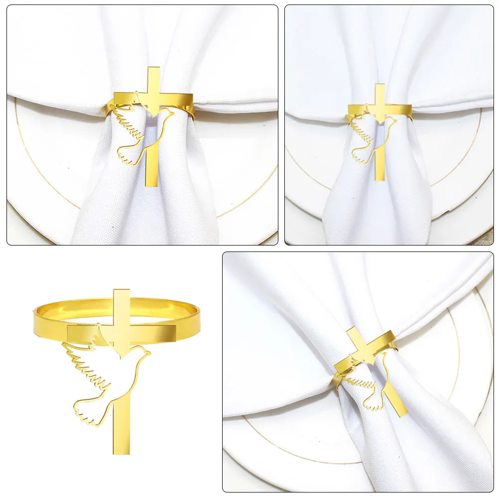 6pcs Cross Shaped Napkin Rings Elegant Gold Finish For Dining Table Wedding Decoration Metal Alloy Design 
6pcs Cross Shaped Napkin Rings Elegant Gold Finish For Dining Table Wedding Decoration Metal Alloy Design