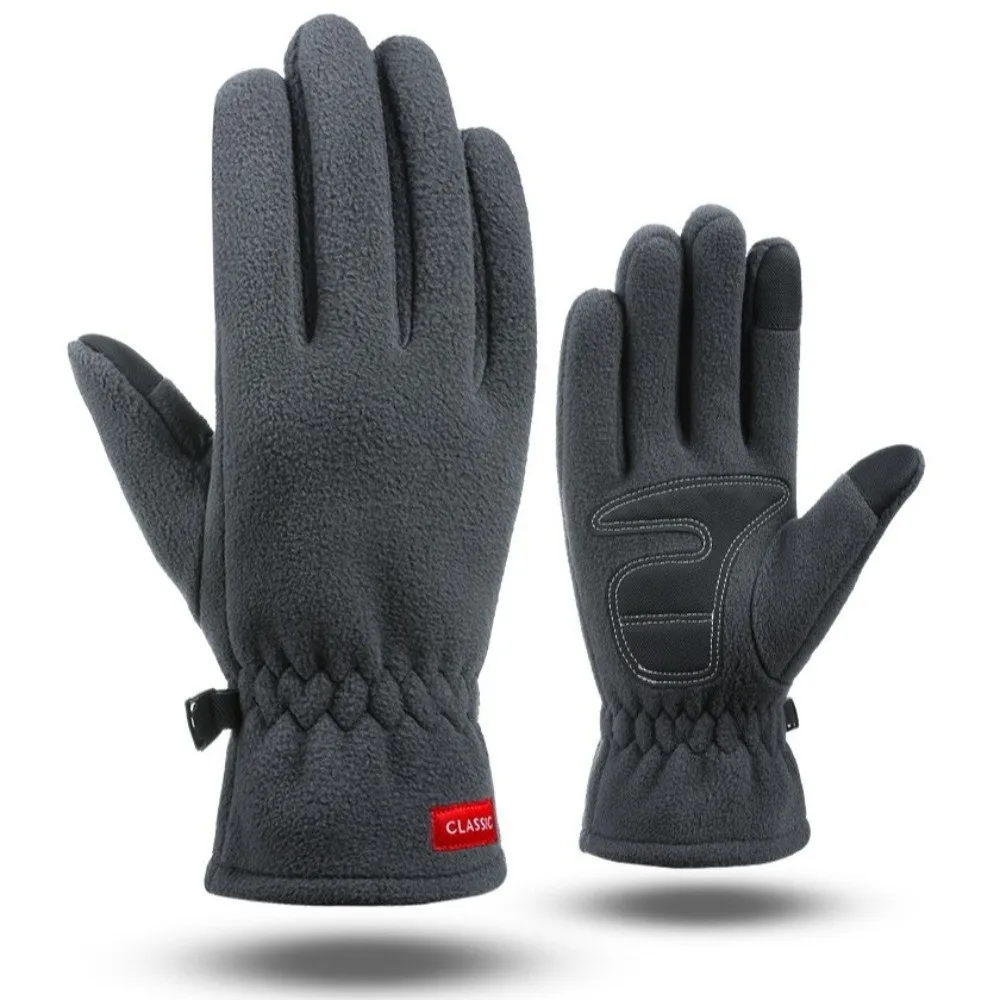Polar Fleece Winter Gloves Touchable Screen Full Finger Driving Mittens Warm Windproof Cold Proof Gloves
Polar Fleece Winter Gloves Touchable Screen Full Finger Driving Mittens Warm Windproof Cold Proof Gloves