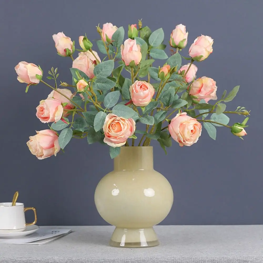 Photography Prop 4 Heads Artificial Rose Branch Real Touch Realistic Simulation Rose Flower Handmade Fake Flowers Birthday Decor
Photography Prop 4 Heads Artificial Rose Branch Real Touch Realistic Simulation Rose Flower Handmade Fake Flowers Birthday Decor