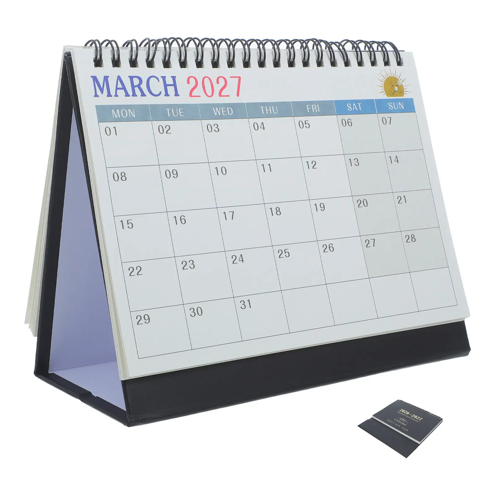 Desk Calendar 2026-2027 Twin Wire Binding Standing Flip Monthly Planner July 2026 to December 2027 Academic Year Home Office
Desk Calendar 2026-2027 Twin Wire Binding Standing Flip Monthly Planner July 2026 to December 2027 Academic Year Home Office
