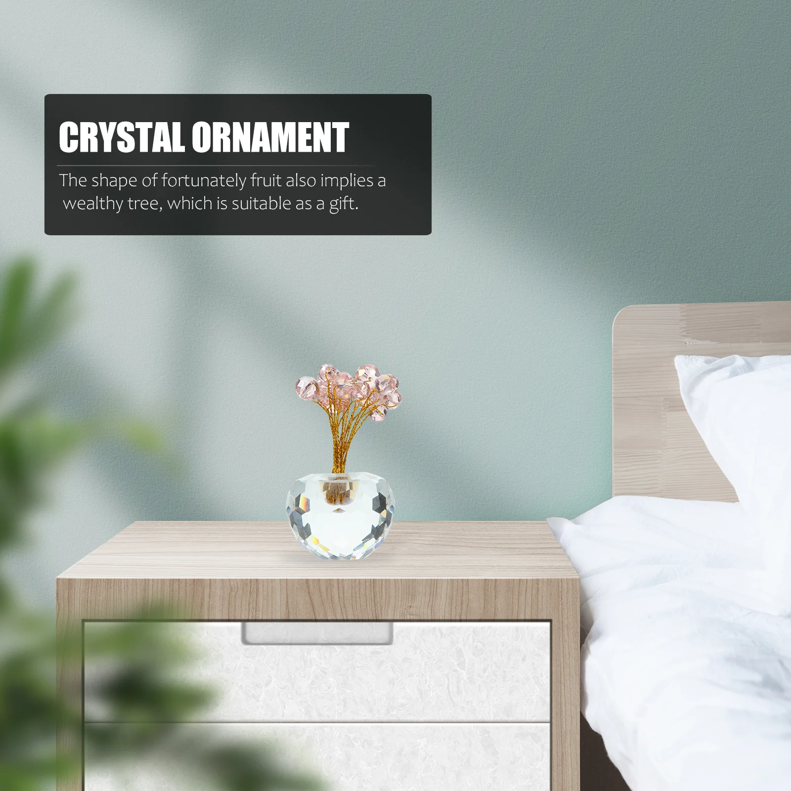 1Pcs Pink Crystal Ornament Fine Craftsmanship Lucky Fruit Decor for Home Office Desktop Dashboard Decoration Wealth Tree Gift
1Pcs Pink Crystal Ornament Fine Craftsmanship Lucky Fruit Decor for Home Office Desktop Dashboard Decoration Wealth Tree Gift