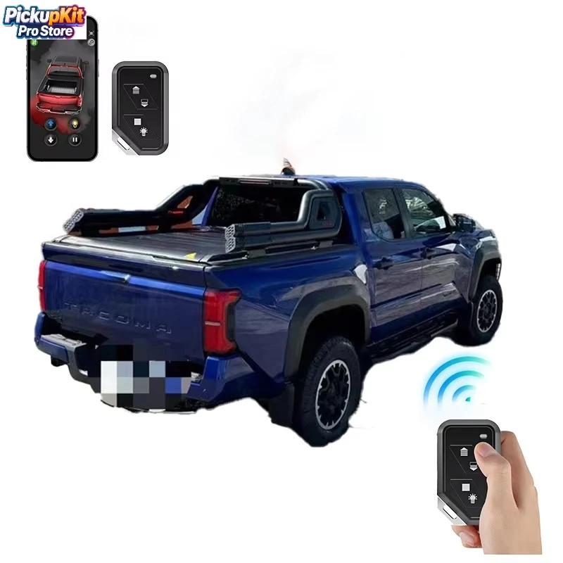 Электрический выдвижной чехол для грузовика, чехол для кровати Tacoma 5 футов/6 футов, приложение с дистанционным управлением
Электрический выдвижной чехол для грузовика, чехол для кровати Tacoma 5 футов/6 футов, приложение с дистанционным управлением