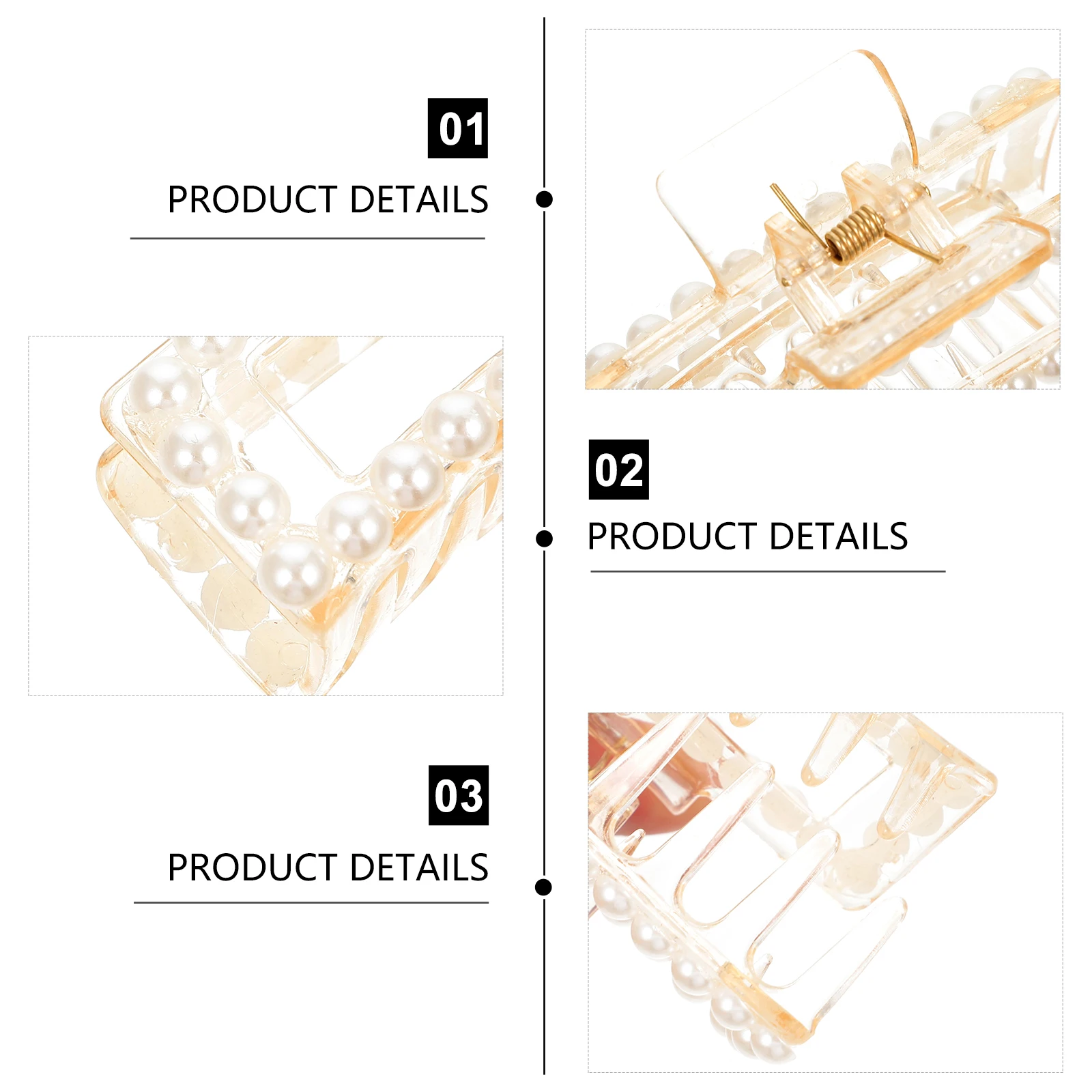 1pcs Large Pearl Decorative Claw Clasp For Women Girls Elegant Hair Accessory Durable Teeth Design Bath Makeup
1pcs Large Pearl Decorative Claw Clasp For Women Girls Elegant Hair Accessory Durable Teeth Design Bath Makeup