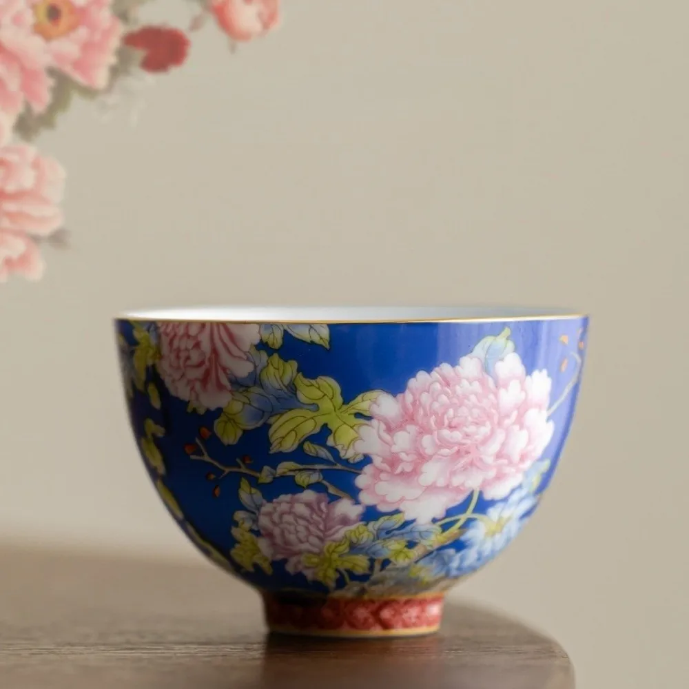 6pcs/set Teaware Flower Tea Cup Chinese Style Vintage Ceramic Cup 65ml Traditional Enamel Cup Office
6pcs/set Teaware Flower Tea Cup Chinese Style Vintage Ceramic Cup 65ml Traditional Enamel Cup Office