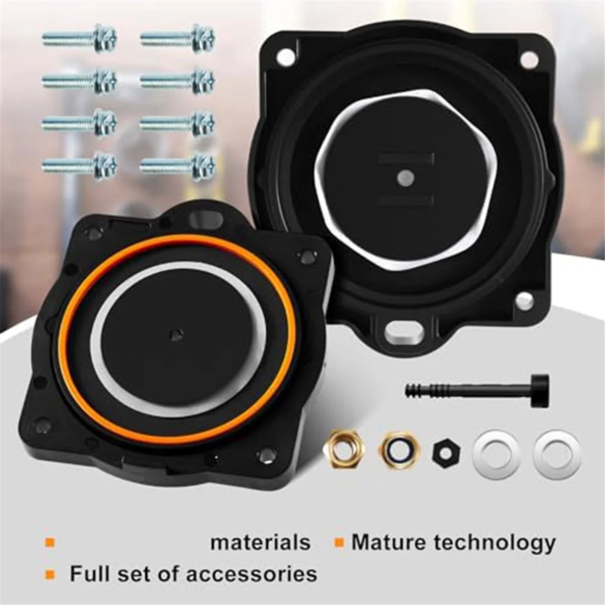 L68A2 Air Pump Rebuild Kit Compatible with Hi Blow HP60/ HP-80 Aerators, Includes 4 Diaphragms, Screws and Safety Pins
L68A2 Air Pump Rebuild Kit Compatible with Hi Blow HP60/ HP-80 Aerators, Includes 4 Diaphragms, Screws and Safety Pins