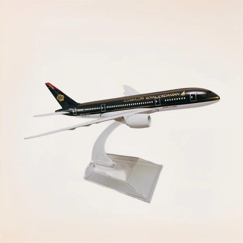 Diecast Metal 1:400 Plane Model Toy Airplane 16cm ROYAL JORDANIAN Aircraft B787 Alloy with Stand Decoration Kids Desk Accessorie
Diecast Metal 1:400 Plane Model Toy Airplane 16cm ROYAL JORDANIAN Aircraft B787 Alloy with Stand Decoration Kids Desk Accessorie