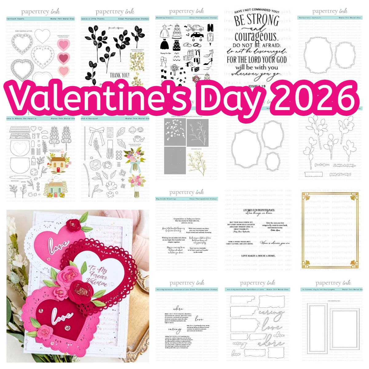New 2026 Valentine's Day Reflections: Joshua Wedding Classics Greetings Sentiments: Definitions of Love Stamps Dies Set DIY Card
New 2026 Valentine's Day Reflections: Joshua Wedding Classics Greetings Sentiments: Definitions of Love Stamps Dies Set DIY Card
