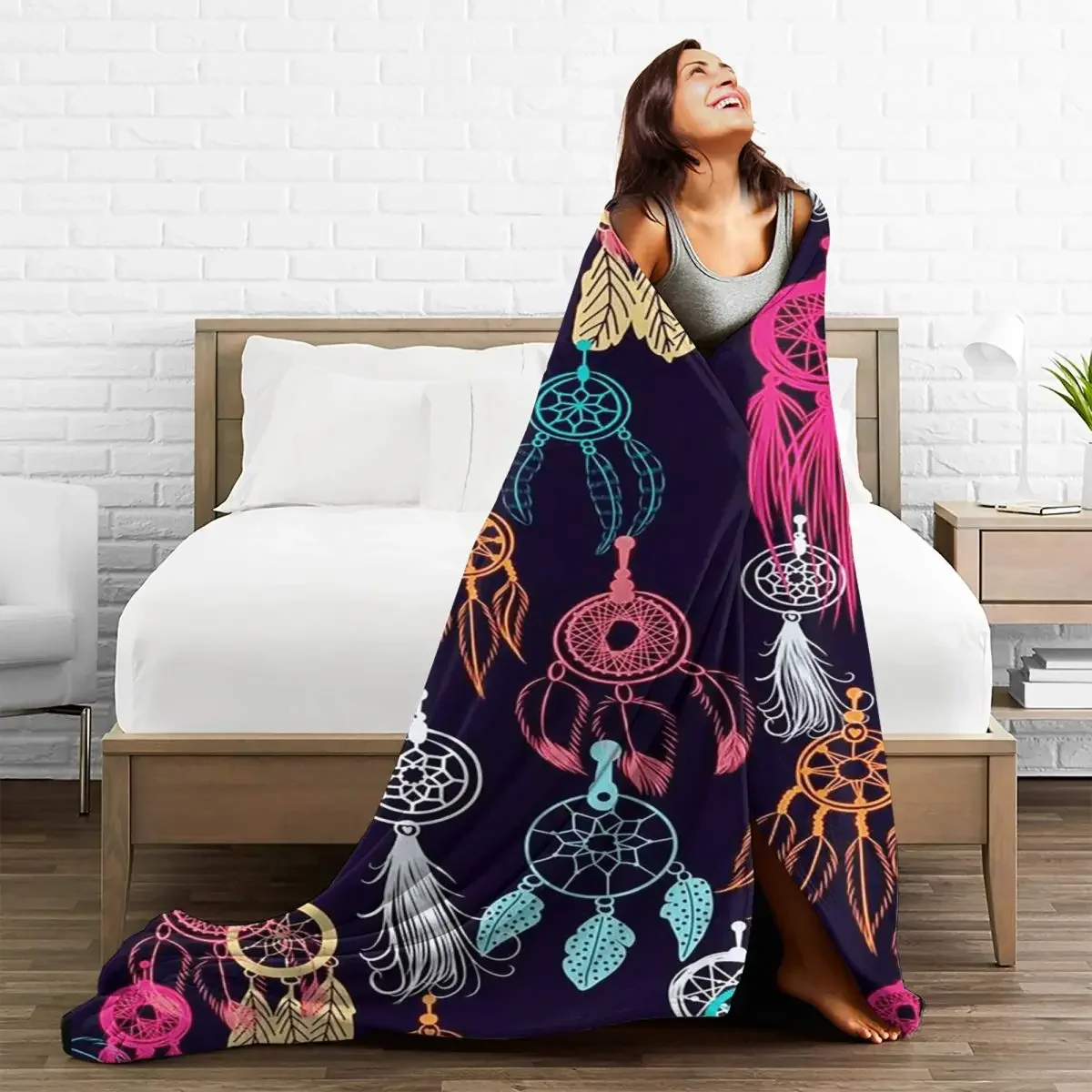 Dreamcatcher Baby Blanket Sofa Cover Velvet All Season Colorful Soft Multi-function Throw Blankets for Bedding Bedroom Rug Piece
Dreamcatcher Baby Blanket Sofa Cover Velvet All Season Colorful Soft Multi-function Throw Blankets for Bedding Bedroom Rug Piece