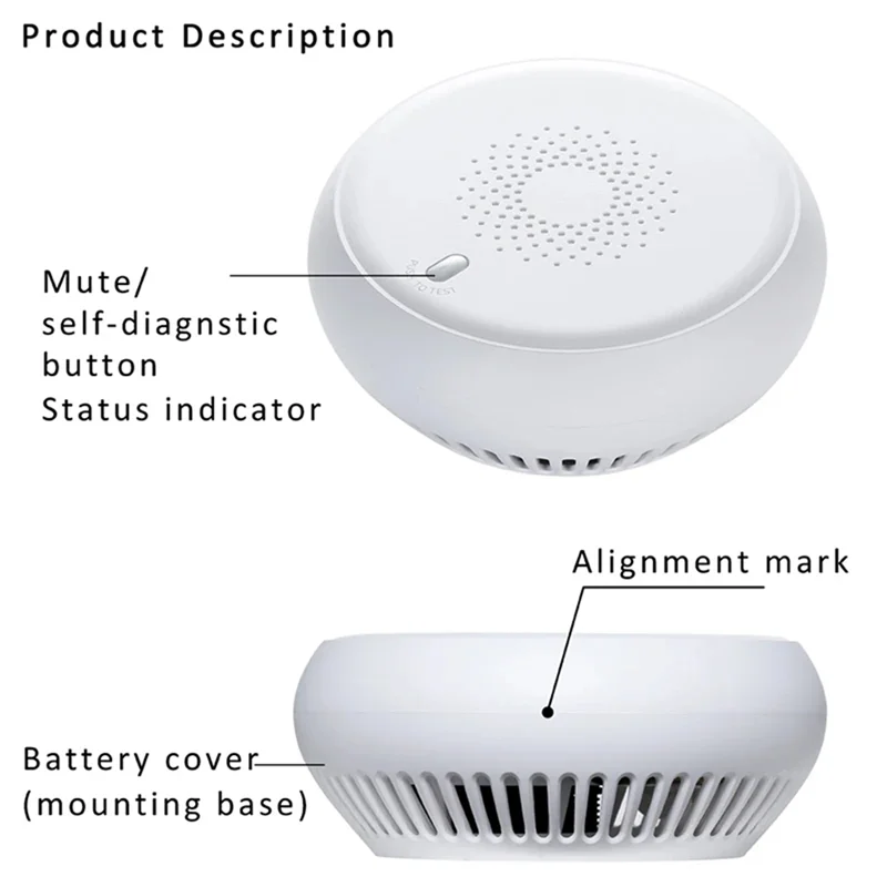 (Limited Offer) Tuya Smart Zigbee 3.0 Fire Alarm Smoke Detector Tuya Smart Fire Alarm Smoke Detector 2.4Ghz High Sensitivity Smo
(Limited Offer) Tuya Smart Zigbee 3.0 Fire Alarm Smoke Detector Tuya Smart Fire Alarm Smoke Detector 2.4Ghz High Sensitivity Smo