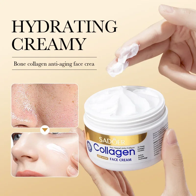 Collagen Skincare Face Cream 100G Firming Face Cream Moisturizing Hydrating Creams Beauty Face Skin Care Products
Collagen Skincare Face Cream 100G Firming Face Cream Moisturizing Hydrating Creams Beauty Face Skin Care Products