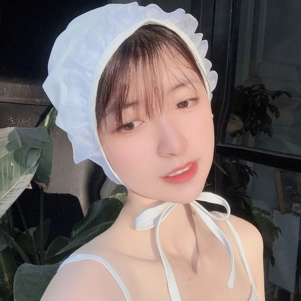 Cute Lace Swimming Cap Elastic Ear Protection Diving Hat Lightweight Free Size Bathing Cap Diving
Cute Lace Swimming Cap Elastic Ear Protection Diving Hat Lightweight Free Size Bathing Cap Diving
