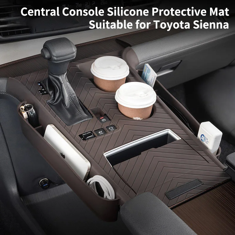 Silicone Protective Mat for Central Console Compatible with Toyota Sienna - Cup Holder Mat, Interior Modification Accessories
Silicone Protective Mat for Central Console Compatible with Toyota Sienna - Cup Holder Mat, Interior Modification Accessories