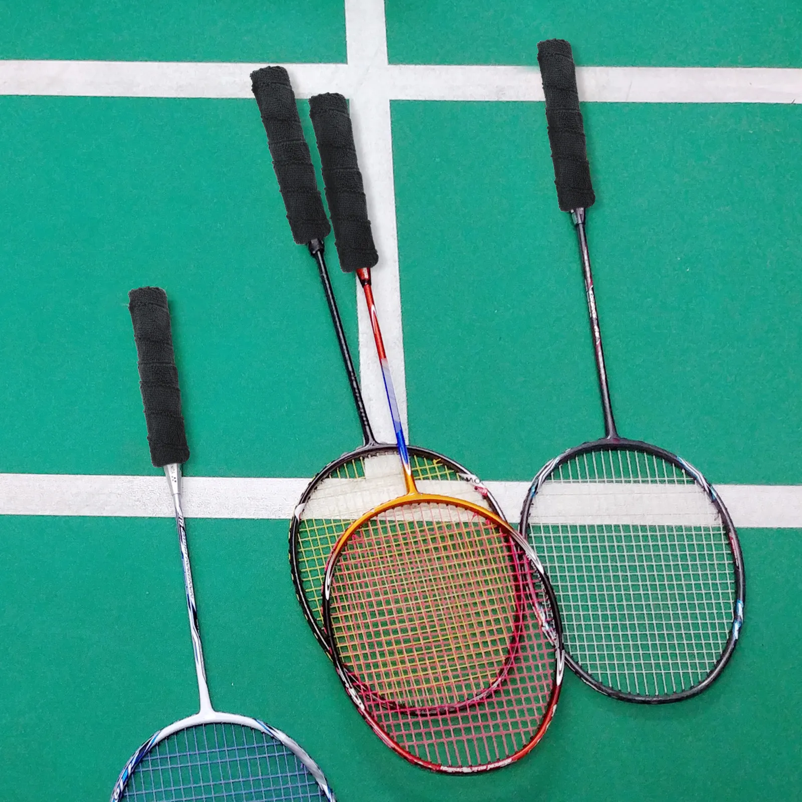 Набор из 5 штук: Пояс для поглощения пота для рукоятки ракетки, нескользящая лента-грип, обмотка для теннисных и бадминтонных ракеток, амортизирующая спортивная лента
Набор из 5 штук: Пояс для поглощения пота для рукоятки ракетки, нескользящая лента-грип, обмотка для теннисных и бадминтонных ракеток, амортизирующая спортивная лента