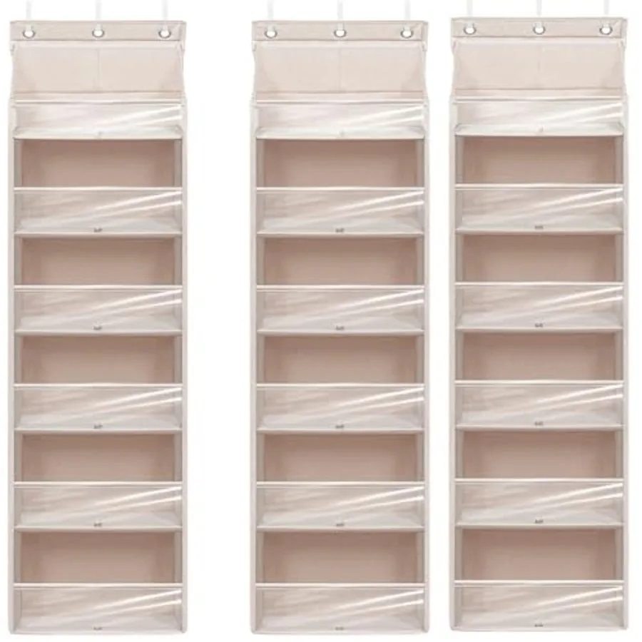 Over Door Organizer with 6 Extra Large Pockets 12 Side Pockets, Sturdy Closet Storage Rack, Hanging Storage Organizer with Clea
Over Door Organizer with 6 Extra Large Pockets 12 Side Pockets, Sturdy Closet Storage Rack, Hanging Storage Organizer with Clea