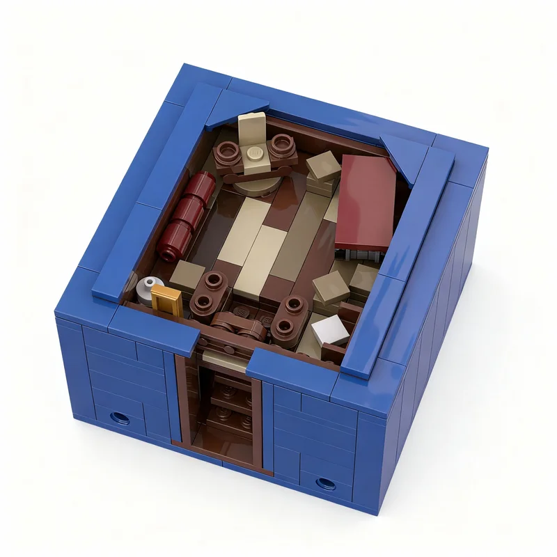 363PCS MOC Creative Model Attic Blue Prince Custom Building Blocks DIY Ideas Assembly Display Gift Collectible Home Home Decor
363PCS MOC Creative Model Attic Blue Prince Custom Building Blocks DIY Ideas Assembly Display Gift Collectible Home Home Decor