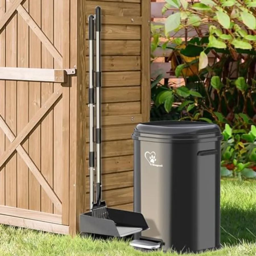 Outdoor dog poop trash can 18L portable waste bin with lid and removable inner odor-control liner black for indoor/outdoor use
Outdoor dog poop trash can 18L portable waste bin with lid and removable inner odor-control liner black for indoor/outdoor use