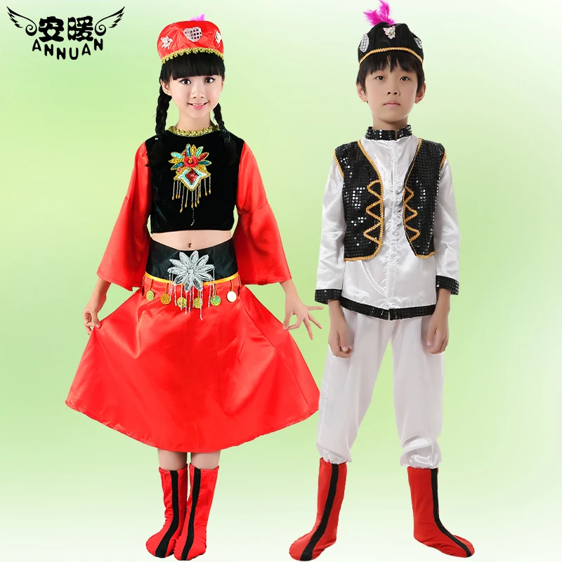 New Xinjiang dance costumes, minority Hui performance costumes, men's and women's Uyghur performance costumes
New Xinjiang dance costumes, minority Hui performance costumes, men's and women's Uyghur performance costumes
