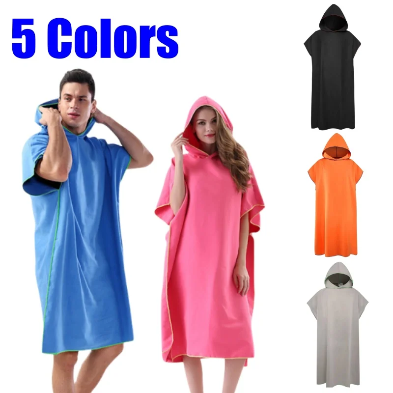 Surf Poncho Changing Towel with Hood Microfiber Beach Blanket Bath Towel Swim Towel Wetsuit Beach Poncho for Adults
Surf Poncho Changing Towel with Hood Microfiber Beach Blanket Bath Towel Swim Towel Wetsuit Beach Poncho for Adults