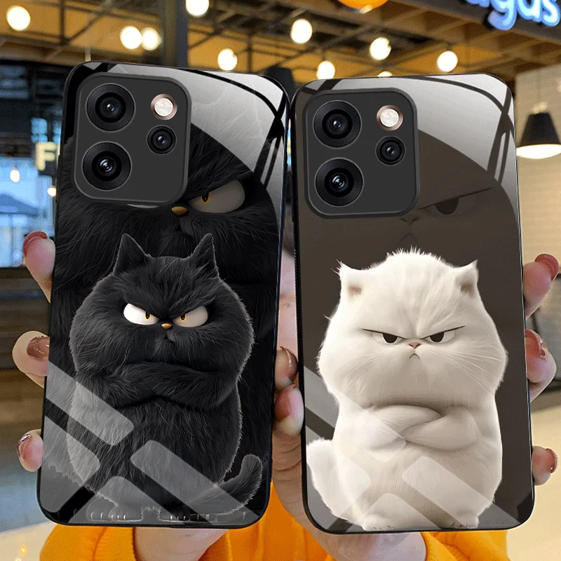 Hard Tempered Glass Case For OPPO Reno 15 Pro 15F 15FS Reno15 F FS 5G Protective Cover Cat Pattern Back Shell Fundas
Hard Tempered Glass Case For OPPO Reno 15 Pro 15F 15FS Reno15 F FS 5G Protective Cover Cat Pattern Back Shell Fundas