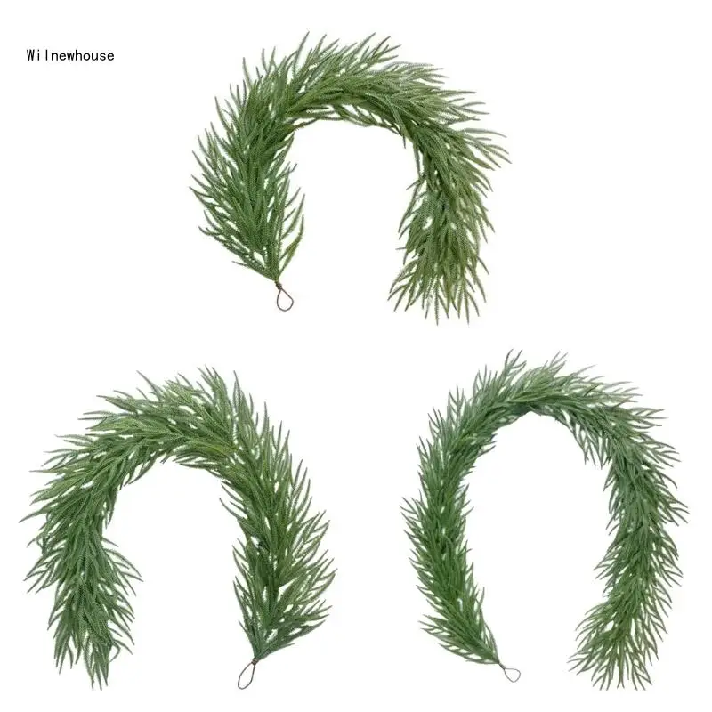 Artificial Pines Needle Vine Plant Christmas Plant Decoration for Wedding Dropship
Artificial Pines Needle Vine Plant Christmas Plant Decoration for Wedding Dropship