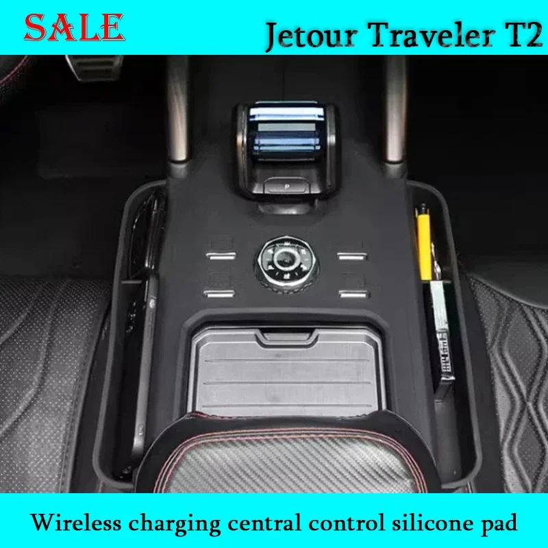 Fit for JETOUR Traveler T2 2023-2024 Auto Wireless Charging Central Control Device Storage Protection Silicone Pad Decoration
Fit for JETOUR Traveler T2 2023-2024 Auto Wireless Charging Central Control Device Storage Protection Silicone Pad Decoration