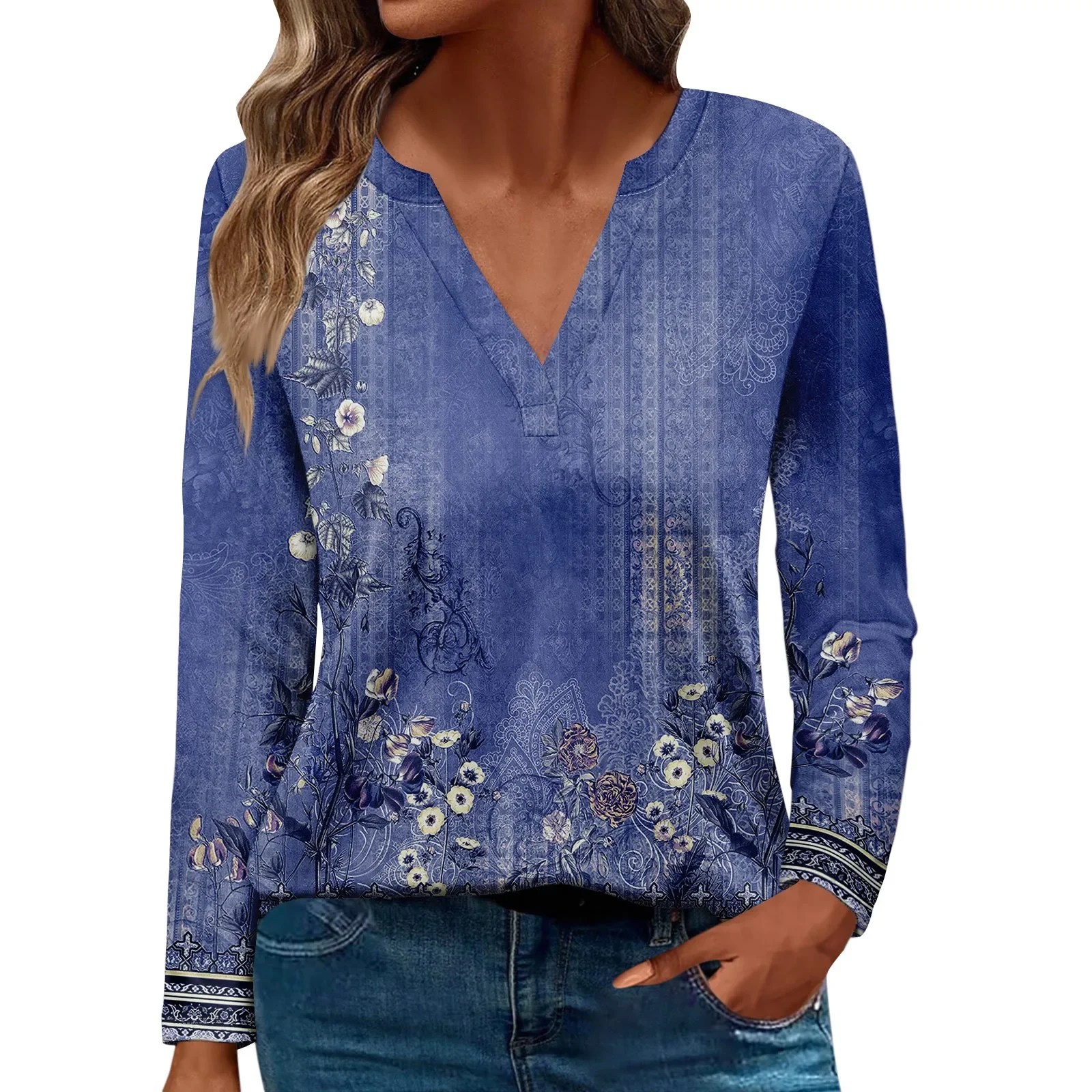 Tops For Women Women'S T Shirt Tee Printed Long Sleeve Daily Weekend Fashion Basic V Neck Regular Top Ropa De Mujer топ Y2k
Tops For Women Women'S T Shirt Tee Printed Long Sleeve Daily Weekend Fashion Basic V Neck Regular Top Ropa De Mujer топ Y2k