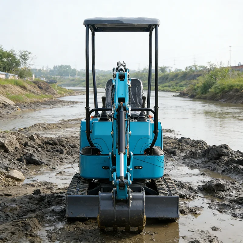 Versatile Compact Excavator with Hydraulic Tilt Bucket for Grading and Ditch Cleaning Work
Versatile Compact Excavator with Hydraulic Tilt Bucket for Grading and Ditch Cleaning Work