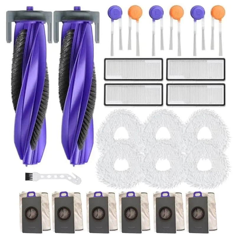 A84G-For Narwal Freo Z10 Ultra/Narwal Freo Z10 Robotic Vacuum Parts With 2 Roller Brush,4 HEPA,6 Mops,6 Bags,6 Side Brushes
A84G-For Narwal Freo Z10 Ultra/Narwal Freo Z10 Robotic Vacuum Parts With 2 Roller Brush,4 HEPA,6 Mops,6 Bags,6 Side Brushes