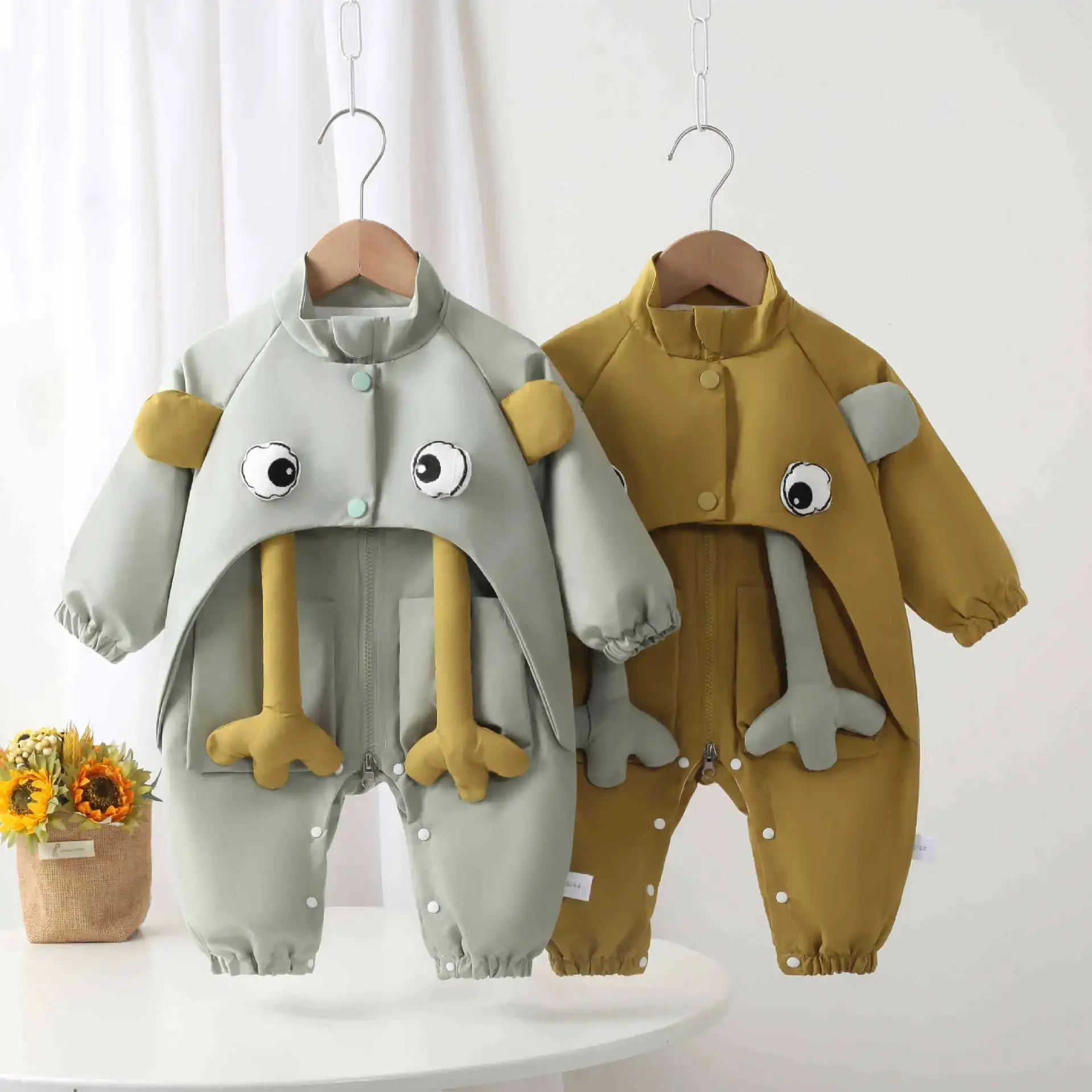 Cute 3D Cartoon Animal Baby Romper Double Layer Spring Autumn New Jumpsuit Onesie 0-2Y Toddler Boy Clothing
Cute 3D Cartoon Animal Baby Romper Double Layer Spring Autumn New Jumpsuit Onesie 0-2Y Toddler Boy Clothing