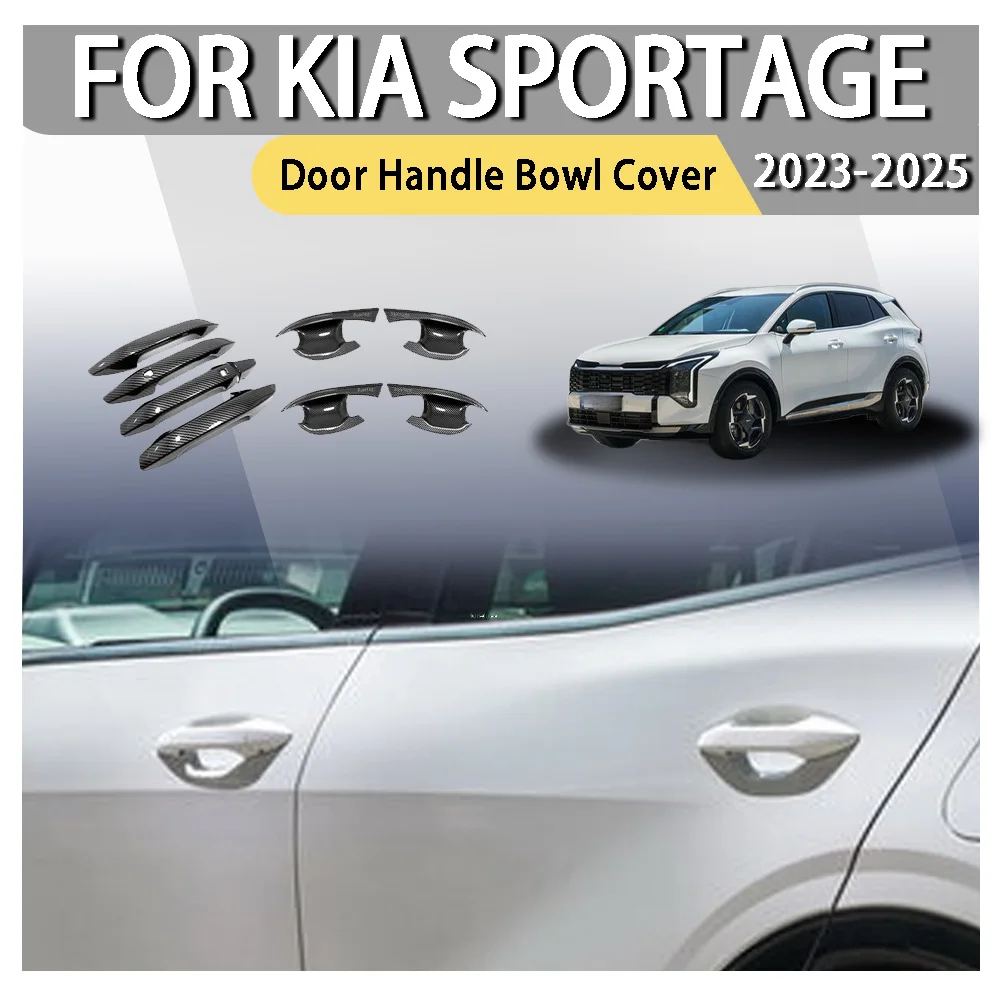 Door Handle Bowl Cover For KIA Sportage LHD 2023-2025 Car Decoration Carbon Fiber Chrome Car Trim Sticker Styling Accessories
Door Handle Bowl Cover For KIA Sportage LHD 2023-2025 Car Decoration Carbon Fiber Chrome Car Trim Sticker Styling Accessories
