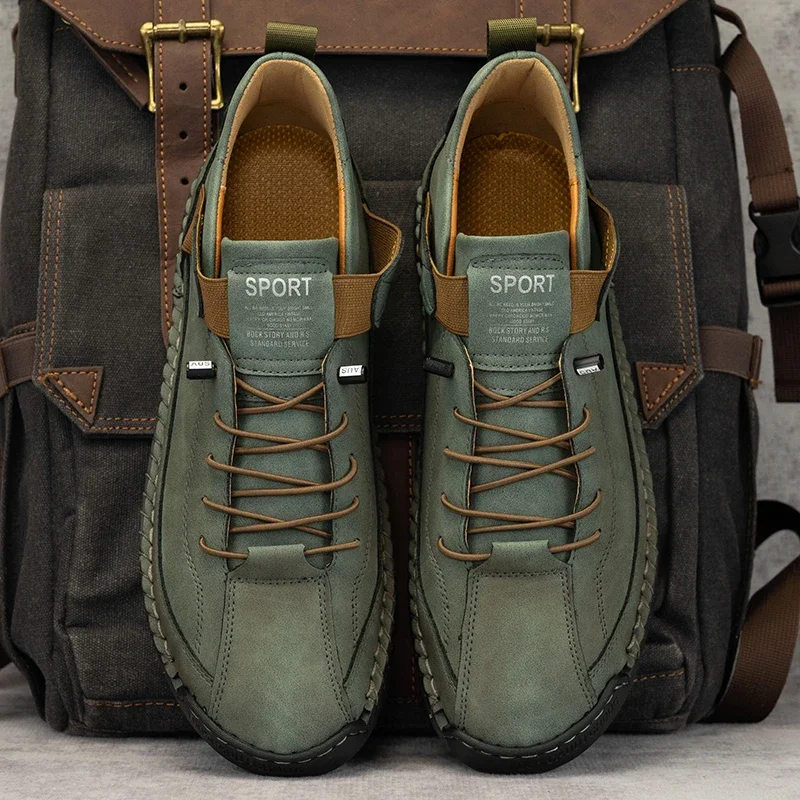 Men's Fashionable Casual Shoes Lightweight Fashionable Stitching Details Versatile Walking Shoes Trendy Luxurious Bare Boots
Men's Fashionable Casual Shoes Lightweight Fashionable Stitching Details Versatile Walking Shoes Trendy Luxurious Bare Boots