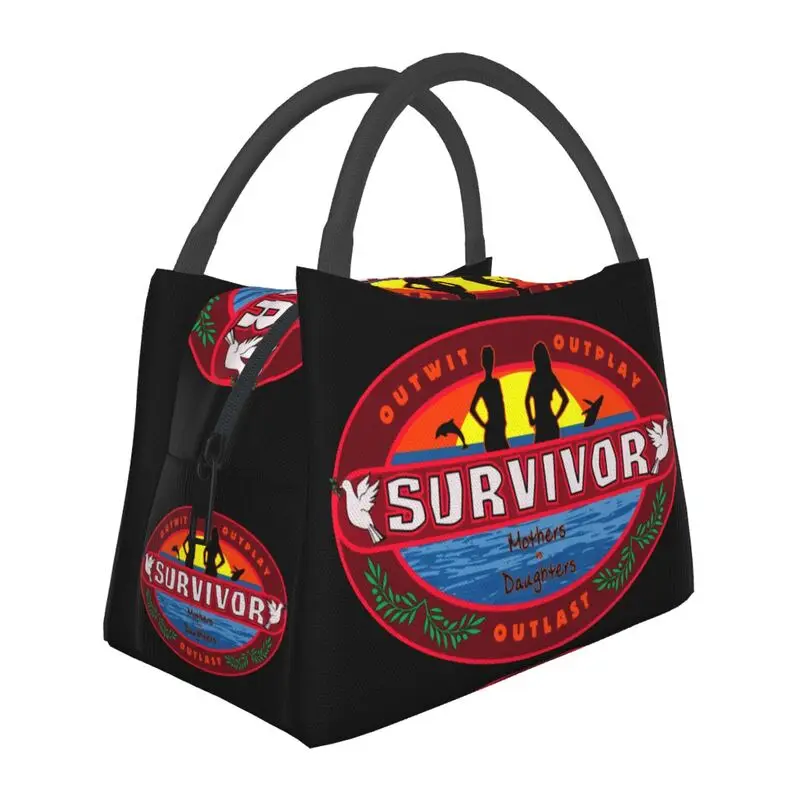 Изолированные сумки для обеда с логотипом Survivor для женщин, многоразовый термохолодильник, ланч-бокс для еды, работы, путешествий
Изолированные сумки для обеда с логотипом Survivor для женщин, многоразовый термохолодильник, ланч-бокс для еды, работы, путешествий