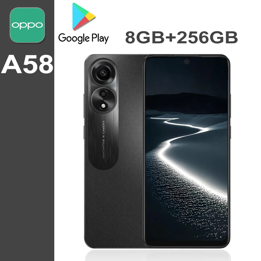 OPPO A58 5G original dual-sim dual-standby mobile phone EU/US/UK specifications 8GB+256GB large memory fashion mobile phone
OPPO A58 5G original dual-sim dual-standby mobile phone EU/US/UK specifications 8GB+256GB large memory fashion mobile phone