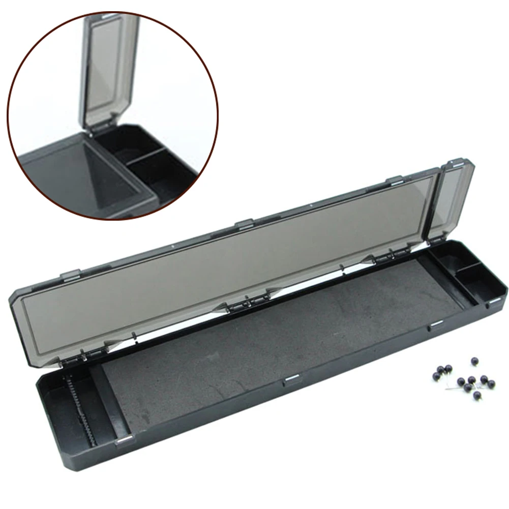 For Fishing Trips Black Carp Rig Box Portable Fishing Tackle Organizer Fishing Tackle Box Compact Design ABS Plastic
For Fishing Trips Black Carp Rig Box Portable Fishing Tackle Organizer Fishing Tackle Box Compact Design ABS Plastic