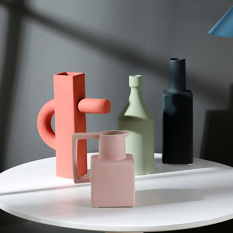 Nordic Vases Simple Modern Ceramic Living Room Decoration Flower Pots украшения для дома декор для комнаты домашний декор Table
Nordic Vases Simple Modern Ceramic Living Room Decoration Flower Pots украшения для дома декор для комнаты домашний декор Table