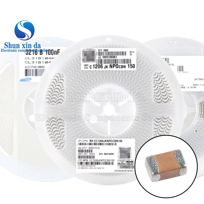 4000 шт. 0805 120J 50 в 12PF C0G NPO 5% 2012 SMD керамический конденсатор поверхностного монтажа
4000 шт. 0805 120J 50 в 12PF C0G NPO 5% 2012 SMD керамический конденсатор поверхностного монтажа