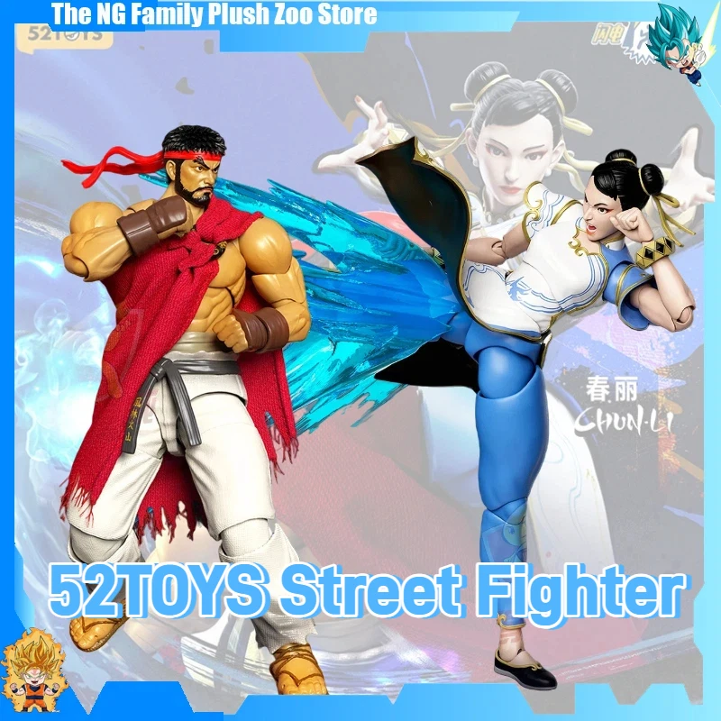 52TOYS Street Fighter 6 Chun-Li & Ryu 1/12 Scale Articulated Action Figures, Arcade Game Collectible Model Toys Gift
52TOYS Street Fighter 6 Chun-Li & Ryu 1/12 Scale Articulated Action Figures, Arcade Game Collectible Model Toys Gift