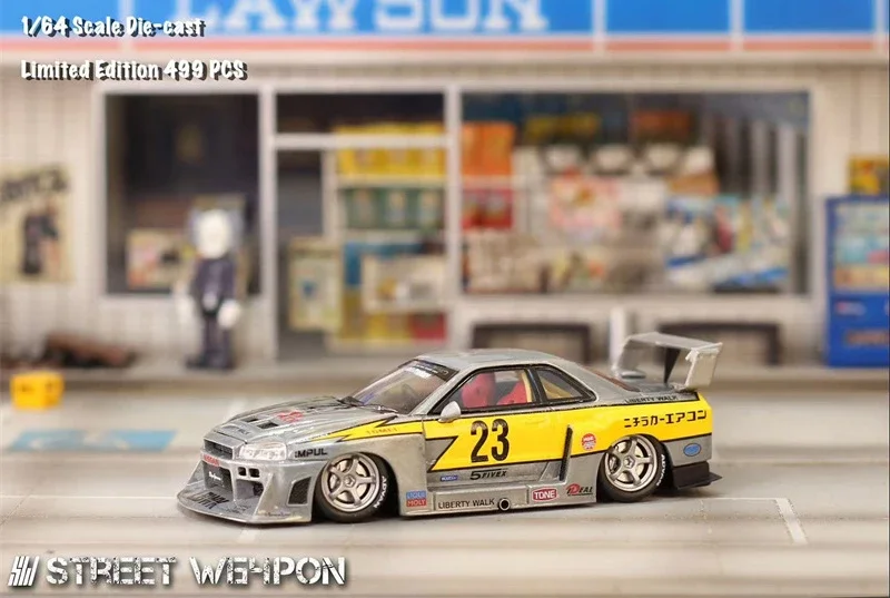 SW 1:64 ER34 NO.23 LBWK Flash Raw Special Version Alloy Vehicle Car Model
SW 1:64 ER34 NO.23 LBWK Flash Raw Special Version Alloy Vehicle Car Model