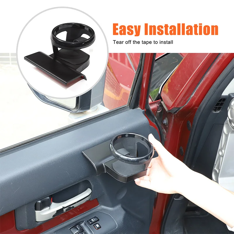 For Toyota FJ Cruiser 2007-2021 ABS black car interior door panel water cup holder sticker car interior modification accessories
For Toyota FJ Cruiser 2007-2021 ABS black car interior door panel water cup holder sticker car interior modification accessories