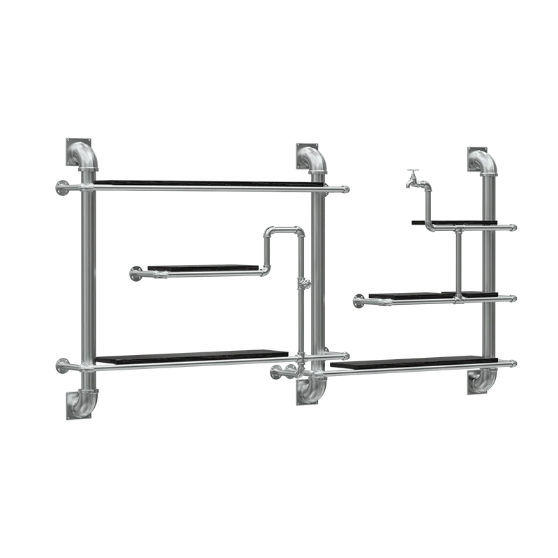 Industrial wind wrought iron solid wood water pipe wall rack wine rack display creative wall decoration retro bookshelf
Industrial wind wrought iron solid wood water pipe wall rack wine rack display creative wall decoration retro bookshelf