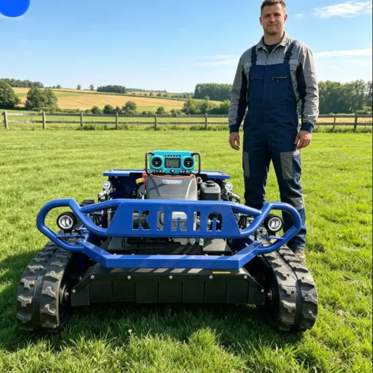 Industrial-Grade RC Tracked Mower 23HP 60° Slope Adaptability 800mm Cutting Width Smart Remote Control Lawn Mower
Industrial-Grade RC Tracked Mower 23HP 60° Slope Adaptability 800mm Cutting Width Smart Remote Control Lawn Mower