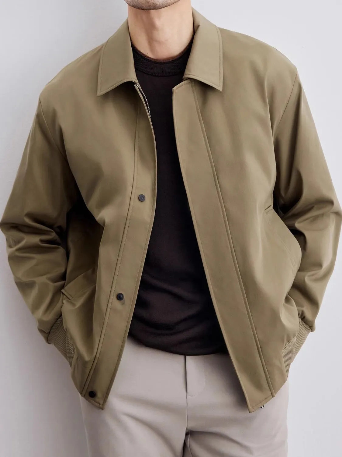 Spring Autumn New Men's Administrative Flip Collar Jacket Casual Loose High-End Color Outerwear Polyester Fiber Long Sl...
Spring Autumn New Men's Administrative Flip Collar Jacket Casual Loose High-End Color Outerwear Polyester Fiber Long Sl...
