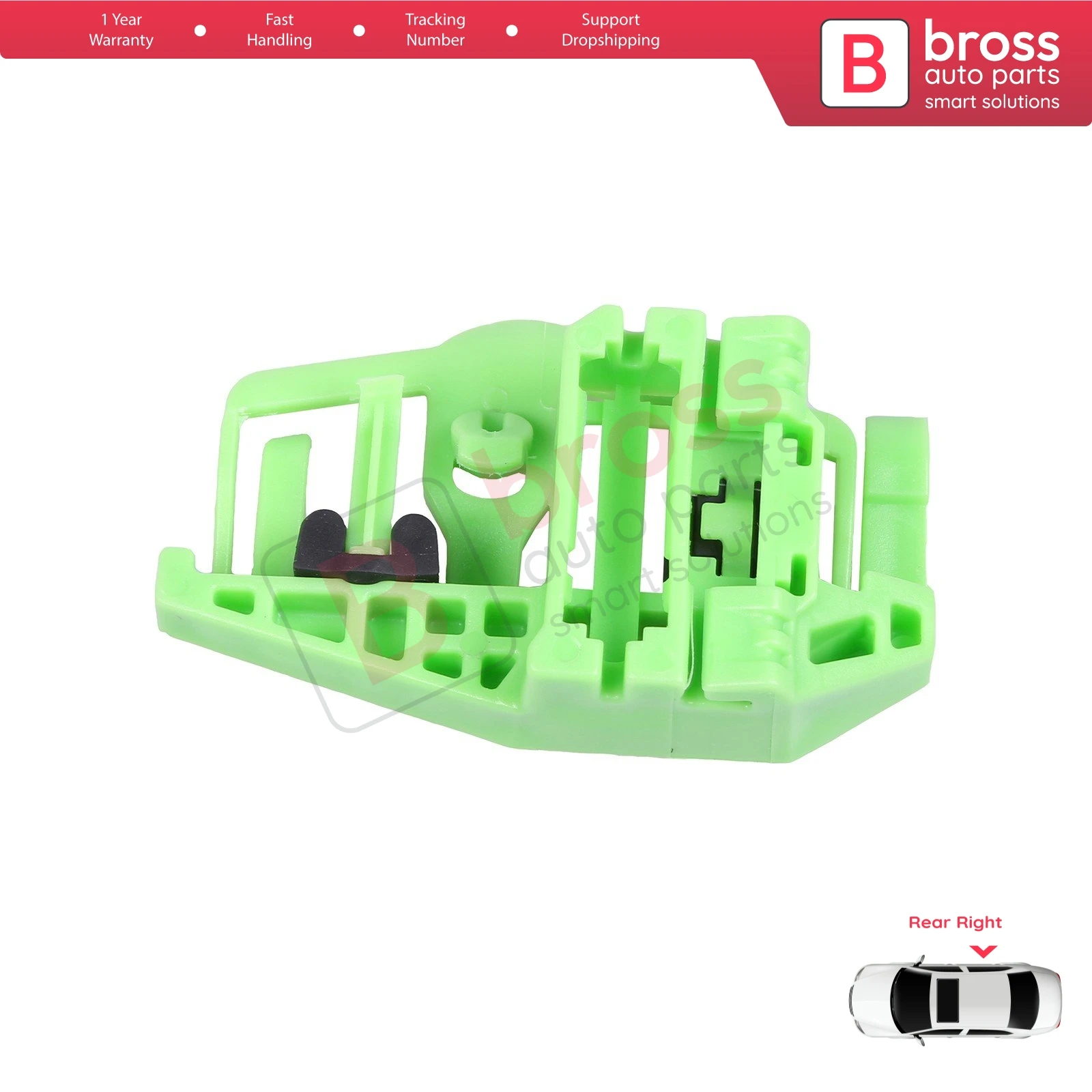 BWR700 Power Window Regulator Lifter Repair Clips Rear Right Door for BMW 3 E90 E91 2004-2012 1 E87 2003-2012 51357140590 513571
BWR700 Power Window Regulator Lifter Repair Clips Rear Right Door for BMW 3 E90 E91 2004-2012 1 E87 2003-2012 51357140590 513571